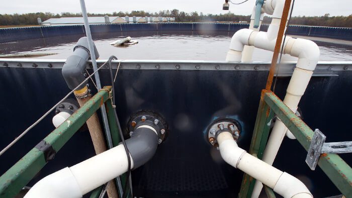 manure treatment tank